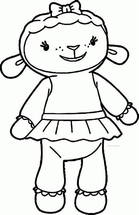 doc mcstuffins pictures to color|doc mcstuffins lambie coloring sheets.